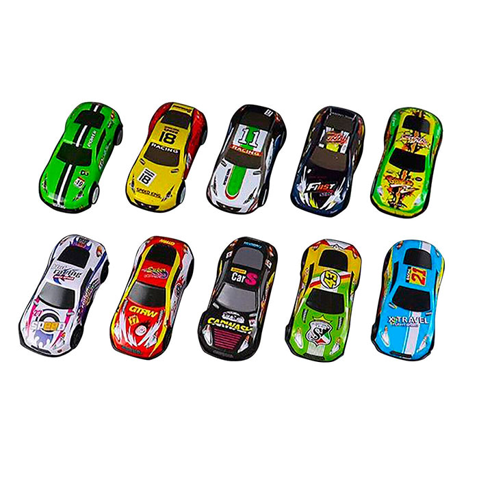 CatapultCars, otroški set 10 avtomobilčkov