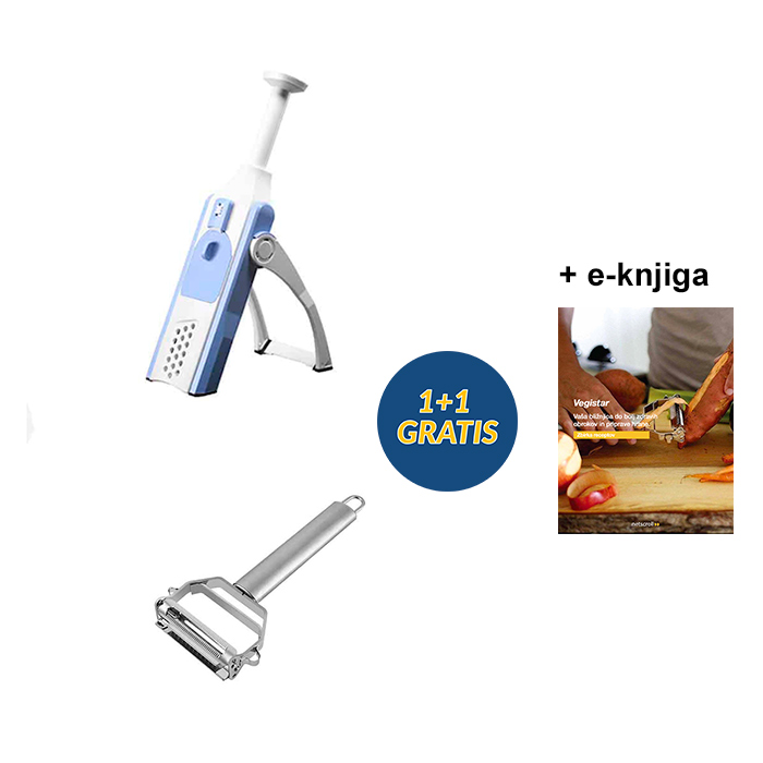 ChopBundle – sekljalnik zelenjave + rezalnik, lupilec in e-knjiga