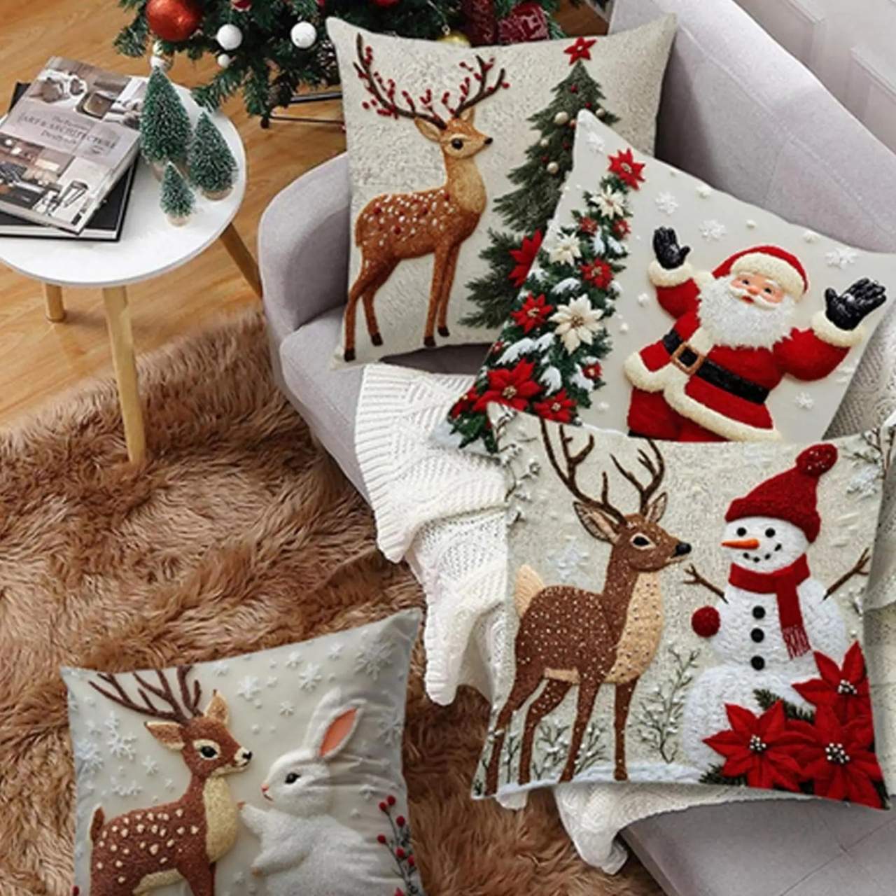 CutePillows, božične prevleke za blazine (4 kosi) - Image 9
