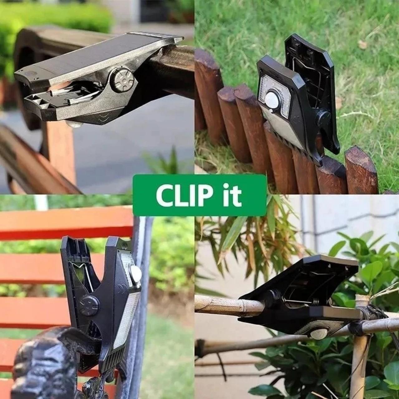 DeckClip, solarna vrtna svetilka s sponko in senzorjem gibanja - Image 5