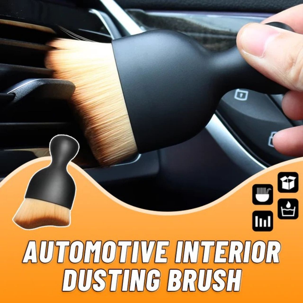 Dustco, krtača za čiščenje notranjosti avtomobila
