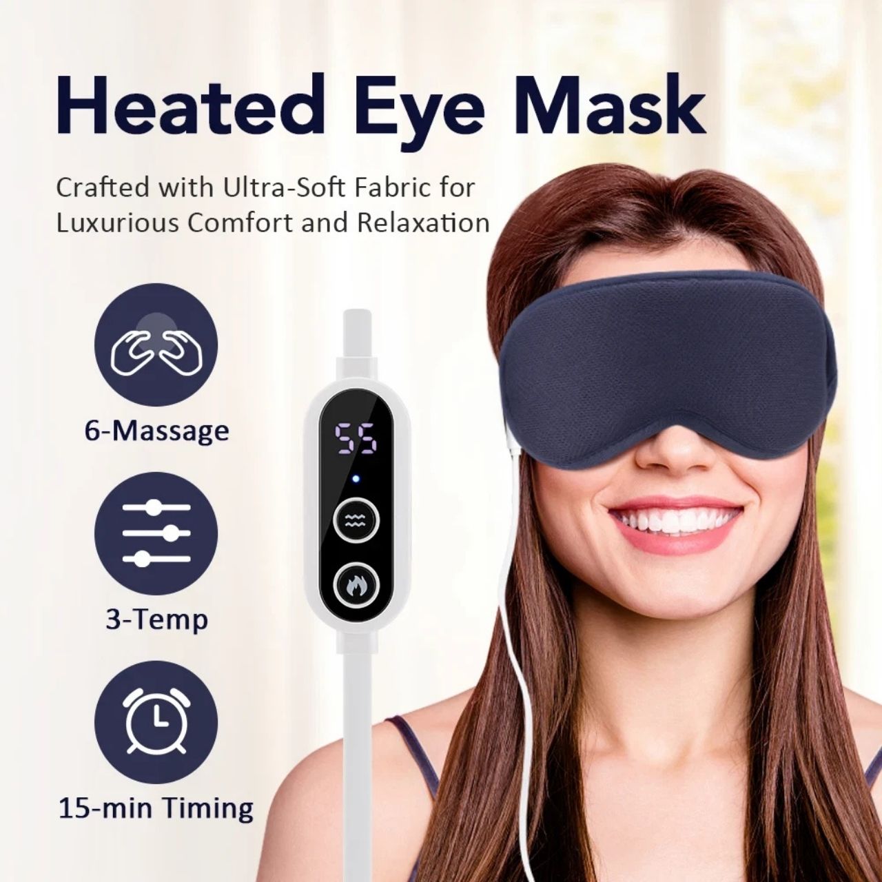 EyeMask, ogrevana masažna maska za oči - Image 2