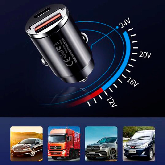 Avtomobilski polnilec FastCharger za razliko od klasičnih polnilcev omogoča izjemno hitro polnjenje!