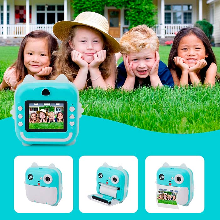 JumboPrintBundle – fotoaparat s tiskalnikom + 7 rol papirja in kartica Micro SD - Image 6