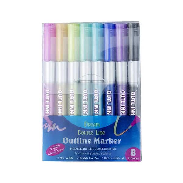 MagicMarkers, 8-delni set markerjev, ki ustvarijo magičen obris