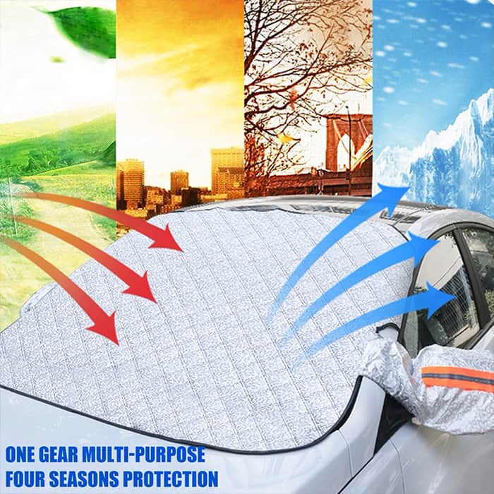 MagneticCarCover, zaščitna prevleka za vetrobransko steklo z vgrajenimi magneti - Image 1