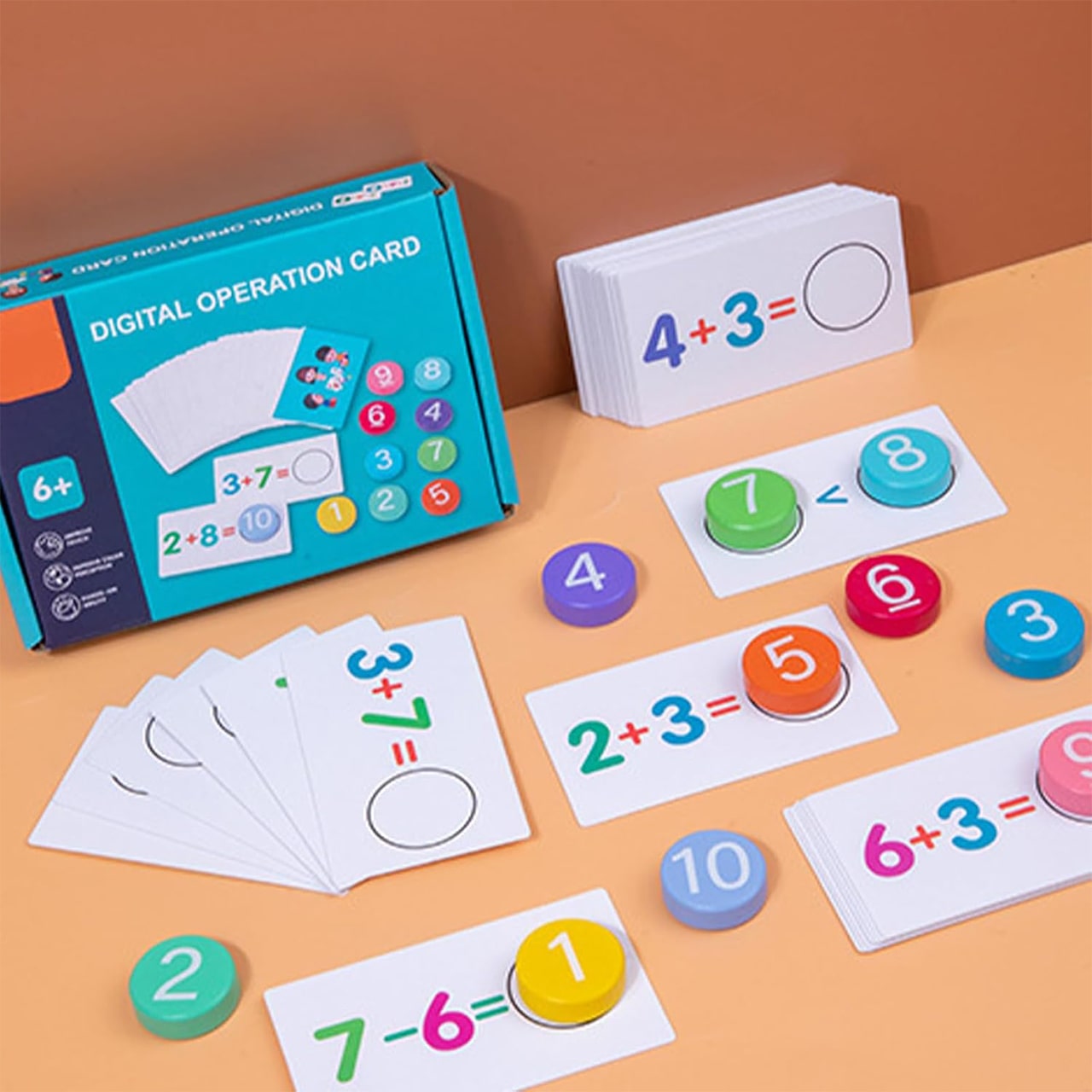 MathCards, poučna igra za učenje seštevanja in odštevanja