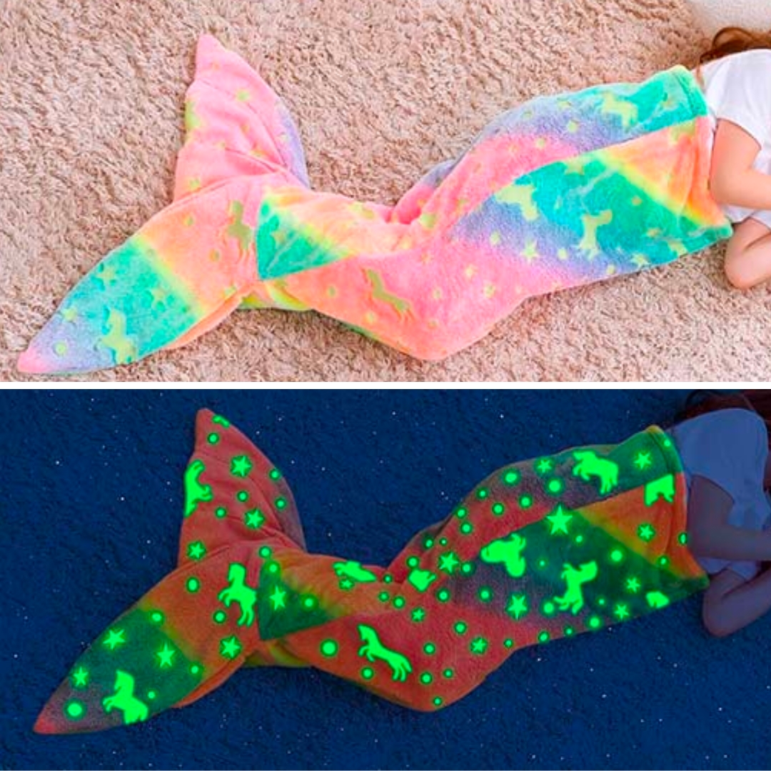 MermaidBlanket, otroška odeja v obliki repa morske deklice - Image 7