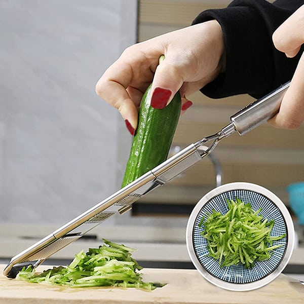 MultiSlicer, večnamenski rezalnik zelenjave z ergonomskim držalom in 3 različnimi rezili - Image 10