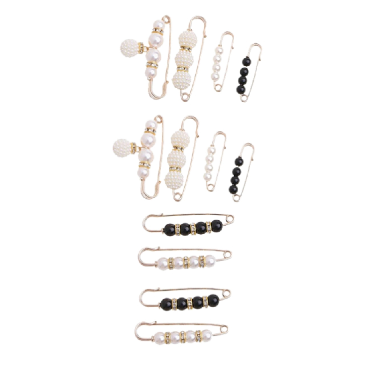 Pearls, elegantne pasne zaponke (12 kosov)