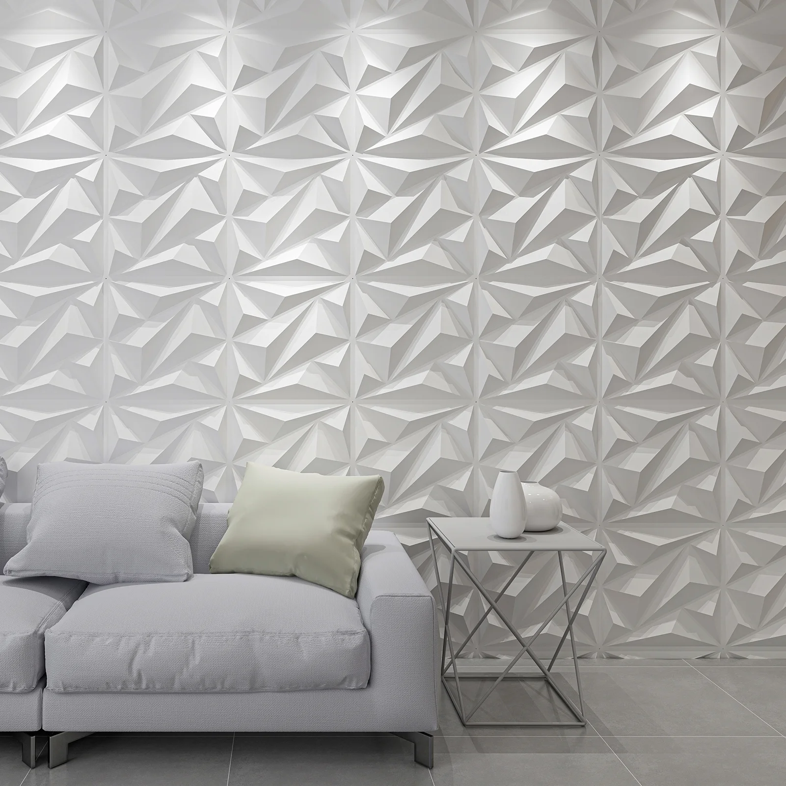 Wallpapers are easy to maintain - just wipe them down with a damp cloth!