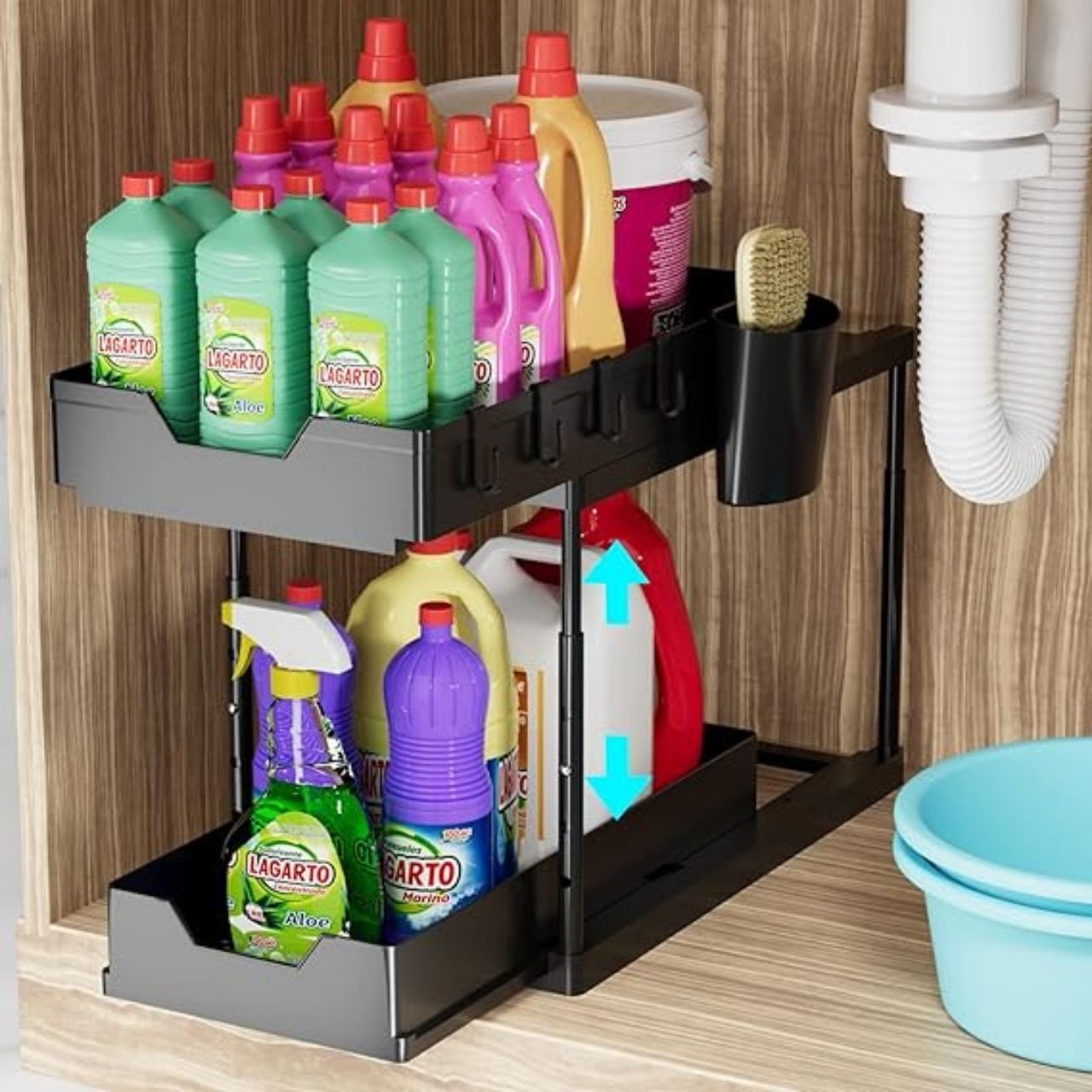 Shelfy, dvostopenjski regal za organizacijo - Image 3