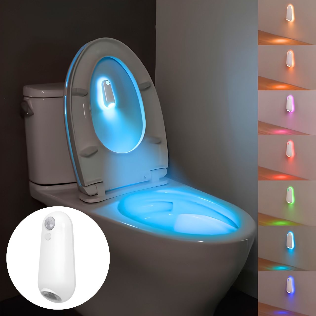 LED lučka s senzorjem gibanja za WC in dom, Toily