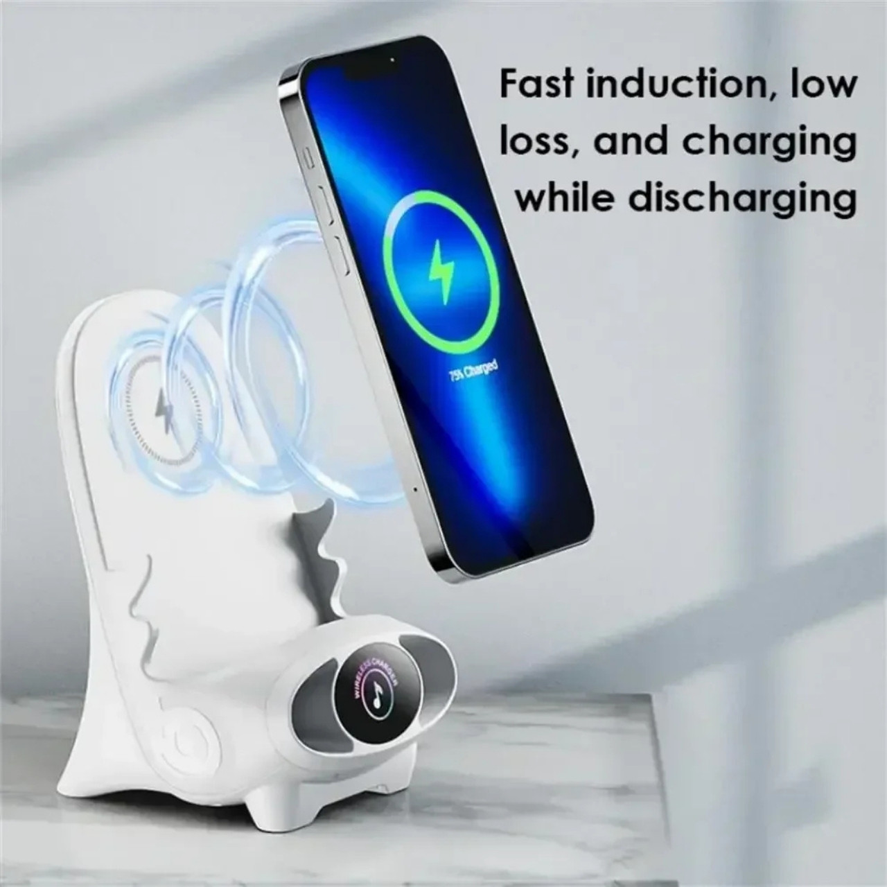 WirelessCharger, brezžični hitri polnilec in držalo za telefon v enem