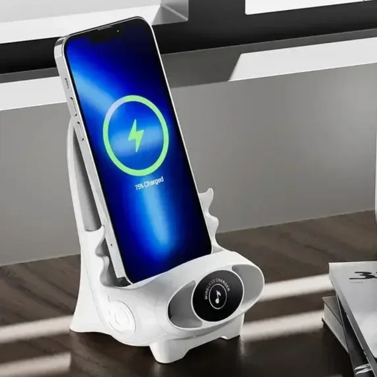 WirelessCharger, brezžični hitri polnilec in držalo za telefon v enem - Image 9